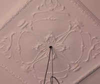 ceiling panels and roses